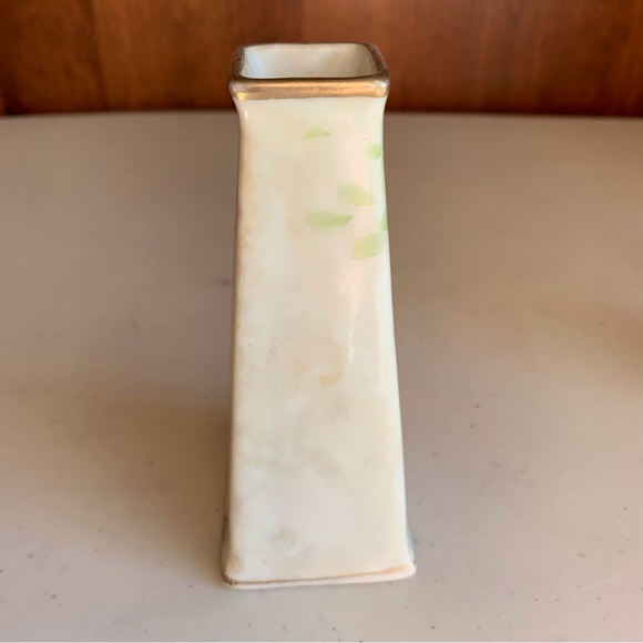 Antique Nippon Hand Painted Dresser Set Hat Pin Holder & Hair Pin Holder - Picture 11 of 14